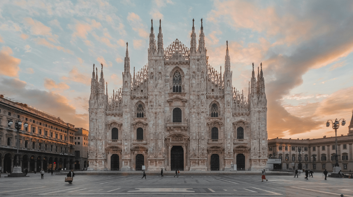 Il duomo di milano, uno dei posti dove non studiare a milano :)