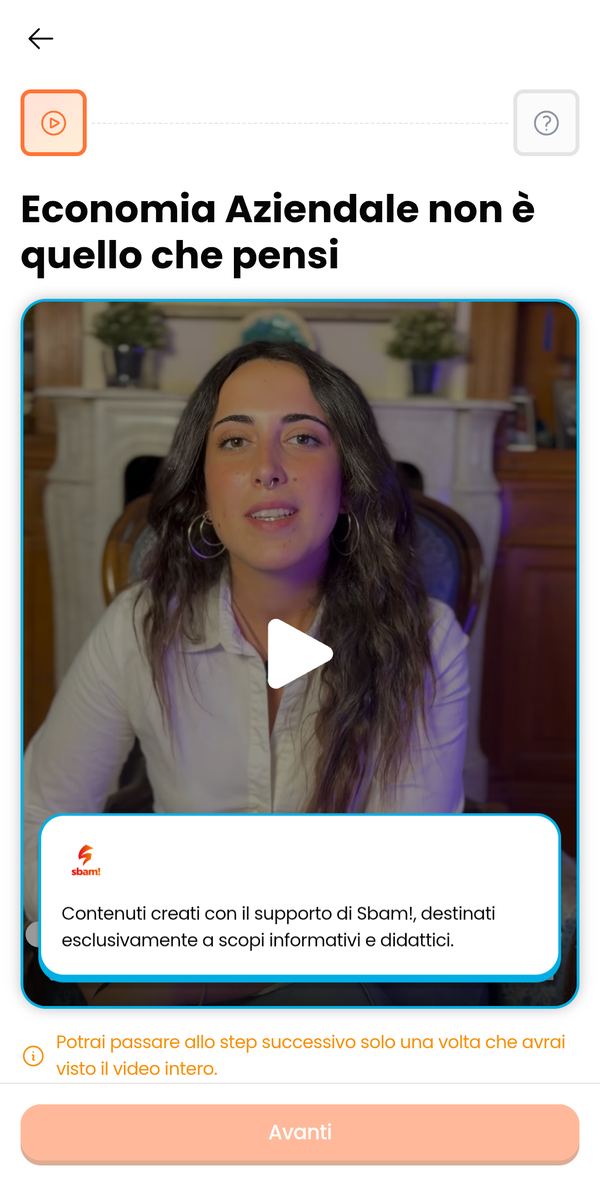 Un video del percorso