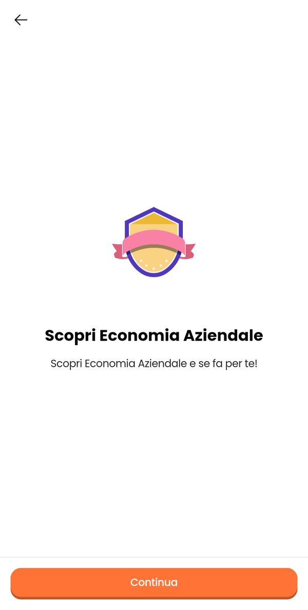 Attestato di completamento